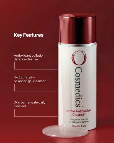 Cosmedics Gentle Antioxidant Cleanser with key skincare benefits.