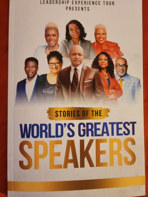 Poster for "Stories of the World's Greatest Speakers" Leadership Experience Tour.