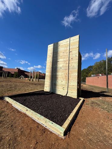 10' Rope Wall with Team Platform