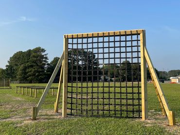 Vertical Cargo Climb - 12' x 12' shown, custom sizes available