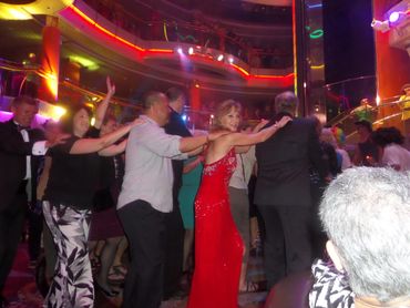 Dance party on the Brilliance of the Seas!