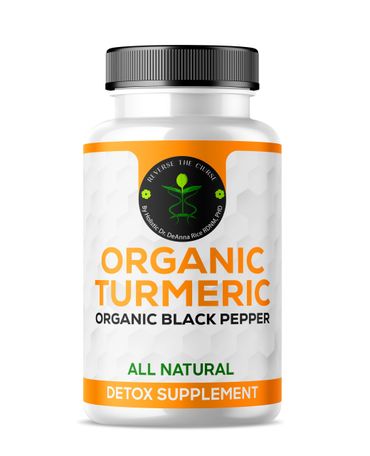 ORGANIC TURMERIC
ORGANIC BLACK PEPPER
Reduced Inflammation: health
helps control Blood Sugar