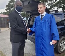 On August 14, 2020, Austin, a MENAC mentee graduated from Tar Heel Challenge Academy and Penn Foster