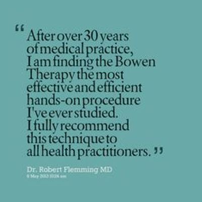 Bowen Therapy Testimonial
