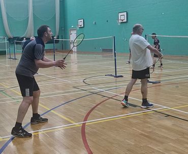 Badminton games at Allsorts Lincoln