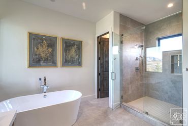 modern master bathroom 