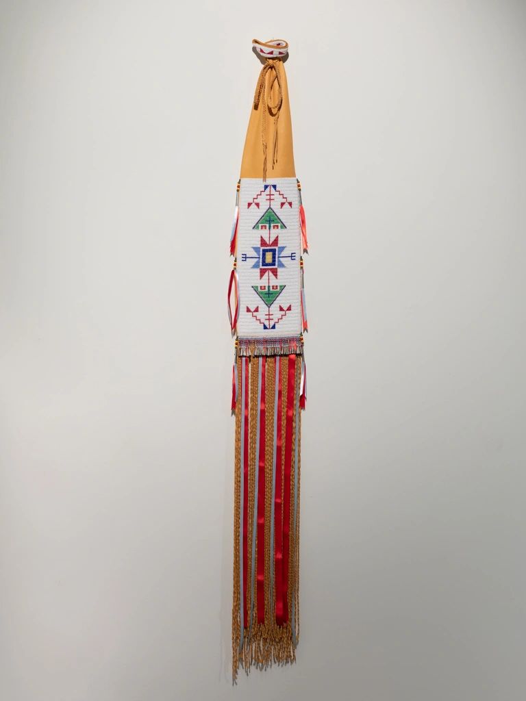 pipe bags, beadwork, manitohkewin, fringes, sharon rose kootenay, sharon cherweniuk, metis artist