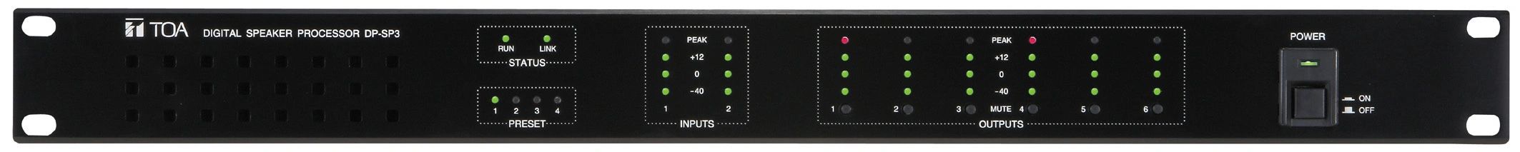 The new TOA DP-SP3 Digital Speaker Processor enables you to enhance your sound system easily