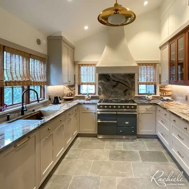 36" bronze undermount custom sink with NexGen workstation by Rachiele sinks and Waterstone faucets