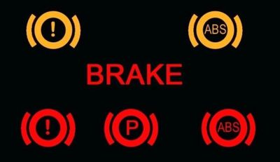 Brake light on. ABS light on. Danville Indiana brake job, brake pad replacement. Rotors. pads. Car