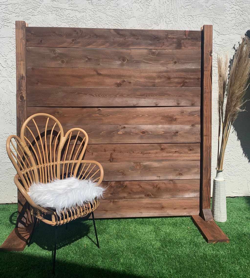 2-Sided Framed Wood Wall