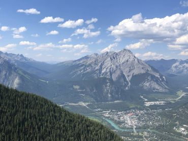 Mountain valley representing perspective and new possibilities.