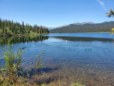 Mountain lake symbolizing reflection and emotional clarity.