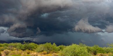 Rainclouds over the Sonoran Desert