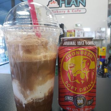 Not a root beer float.  The Ironbeer Float in RIchardson ,TX