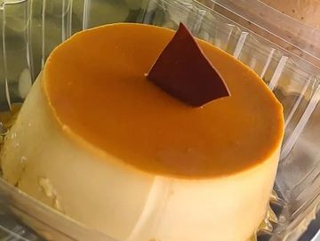 Cafe con Leche Flan. It will remind you of a Cuban Latte.
 *Gluten Free Dessert! 