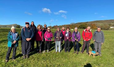 Derbyshire Train Ramble from Hope Station walking to Win Hill and Bamford Edge and returning from Ba