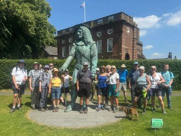 Beautiful day for Wednesday’s walk - if anything a bit hot. Apologies to those who came for the deto