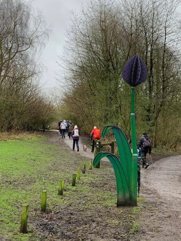 Another lovely club walk from Marbury Country Park. 16 of us enjoyed a 7 mile walk exploring the Che