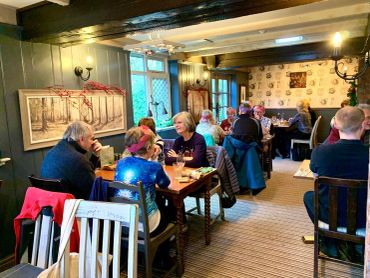 A few pictures from yesterday’s Christmas Walk and Meal. A lovely 5.5 mile walk filled by a deliciou