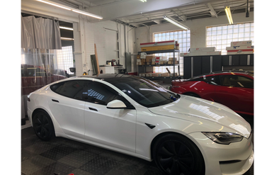 Tesla with 3m window tint