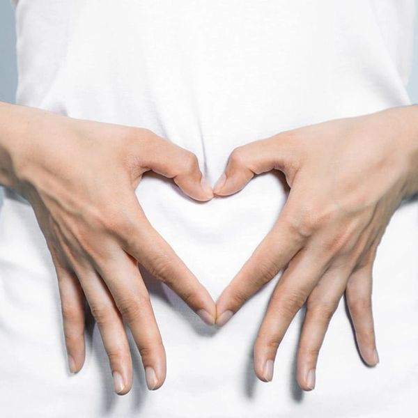 Hands forming a heart shape.