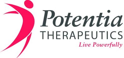 Business logo for Potentia Therapeutics, offering physical therapy for Parkinson's Disease patients.