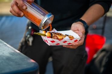 Yakitoriyado chicken skewers at crave night market