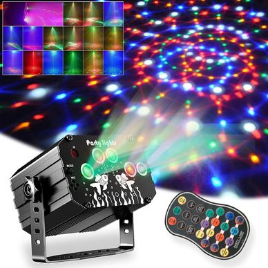 Disco lights for parties.