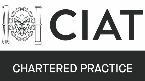 Logo for CIAT Chartered Practice with symbolic design elements.