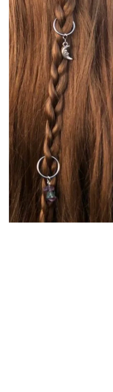 A fun hair extension party with colors and charms to match