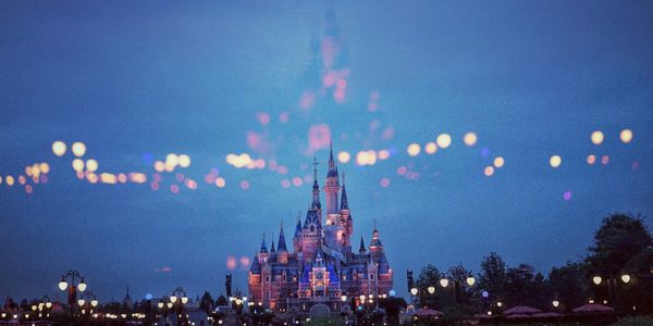 Cinderellas castle in Los Angeles