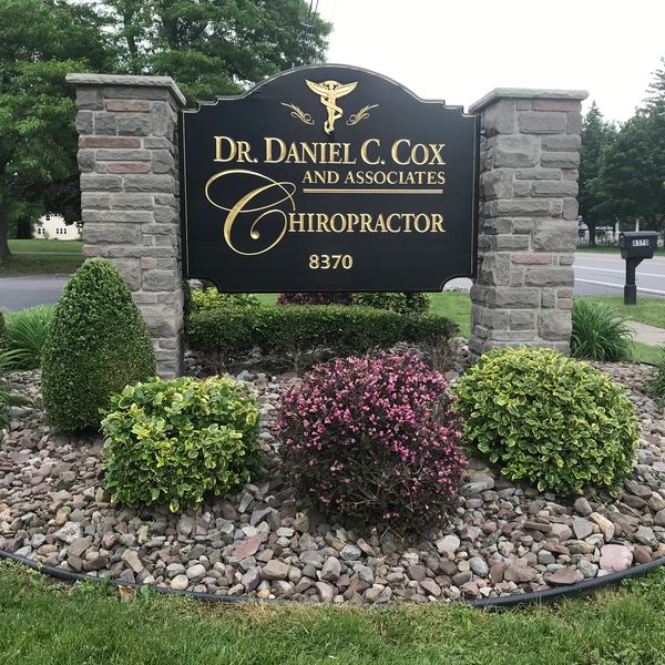 Dr. Daniel Cox and Associates Chiropractic office sign