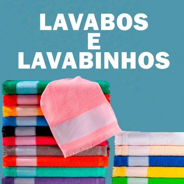 LAVABOS E LAVABINHOS PARA BORDAR, PINTAR OU SUBLIMAR