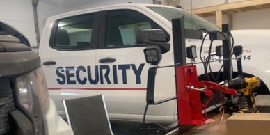 Four Seasons Supply has customized 7 security trucks with LED lighting and safety equipment