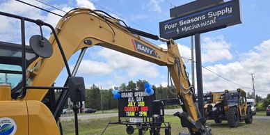 Photo of new SANY equipment available at Four Seasons Supply  & Mechanical