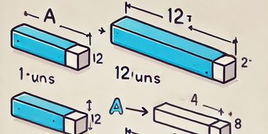 A picture of some bar models to illustrate a PSLE Math Heuristics lesson.
