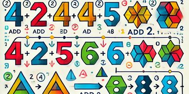 An image of a pattern to illustrate a PSLE Math Heuristics lesson.