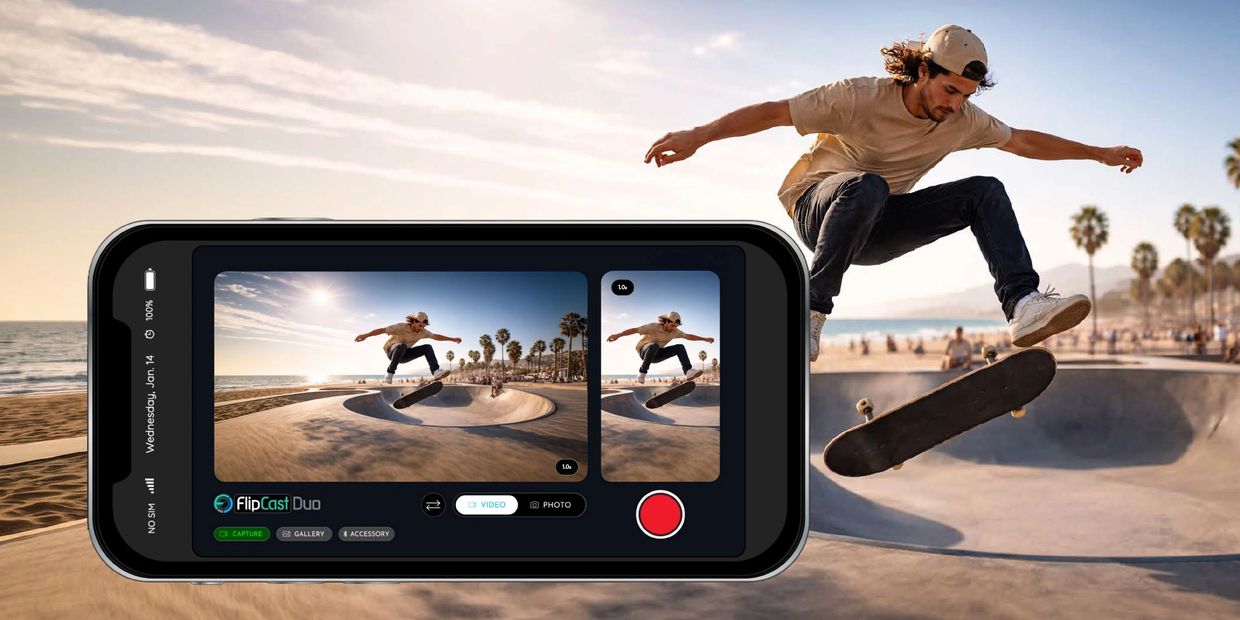 Demo image of FlipCast App