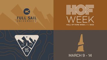 Full Sail University Hall of Fame Week of 2025. written works, videos,projects. Frank Piccolella.