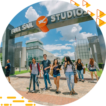 Full Sail University. Walking onto campus. Winterpark, FL. written works, videos,projects. Frank? P