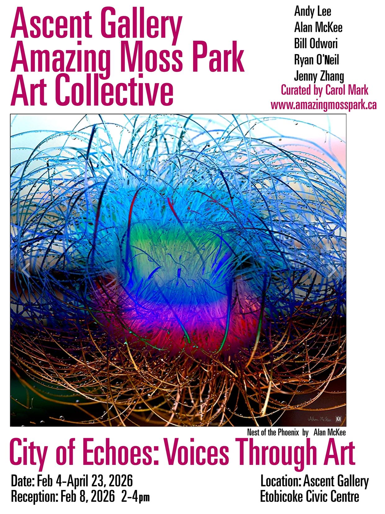 difgital abstract nest of phoenix