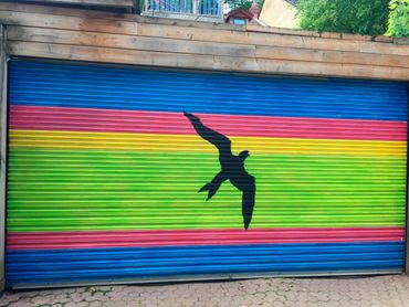 Nighthawk Lane Toronto Painted mural