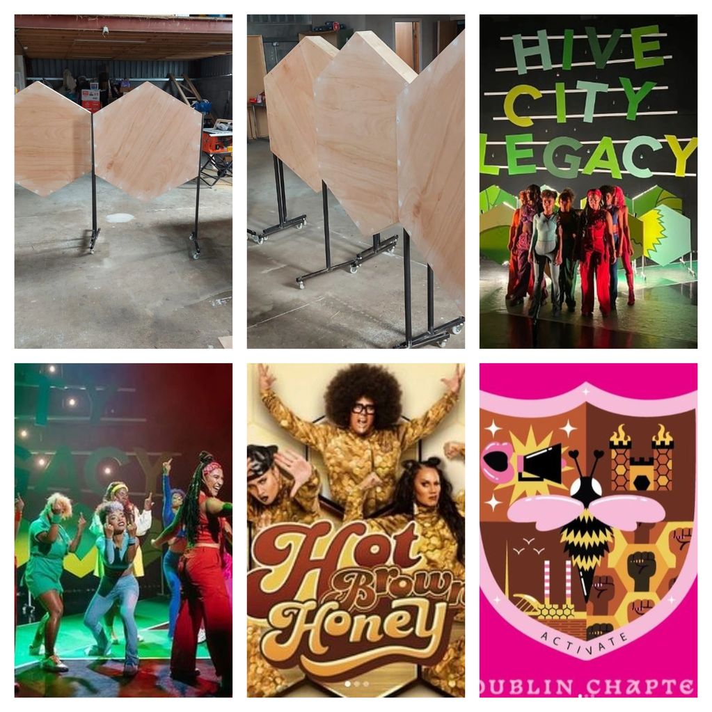 Hot Brown Honey, Hive City Legacy
Dublin Fringe Festival 2022
Designed by Lian Bell
Set by Re-Stagin