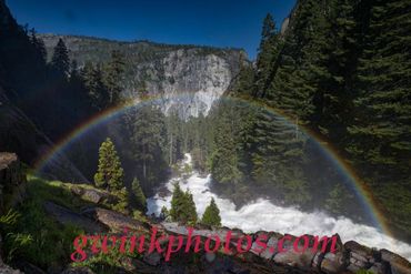 Rainbow Vernal falls, Yosemite,