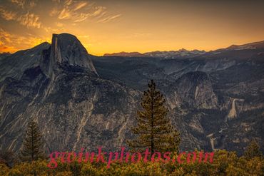 Half Dome Yosemite,  Yosemite Valley View, Half Dome Sunset