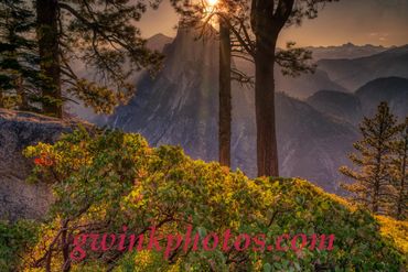 Half dome sunrise