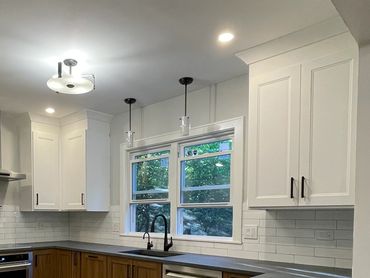 White IKEA kitchen cabinets. IKEA assembly and installation company.