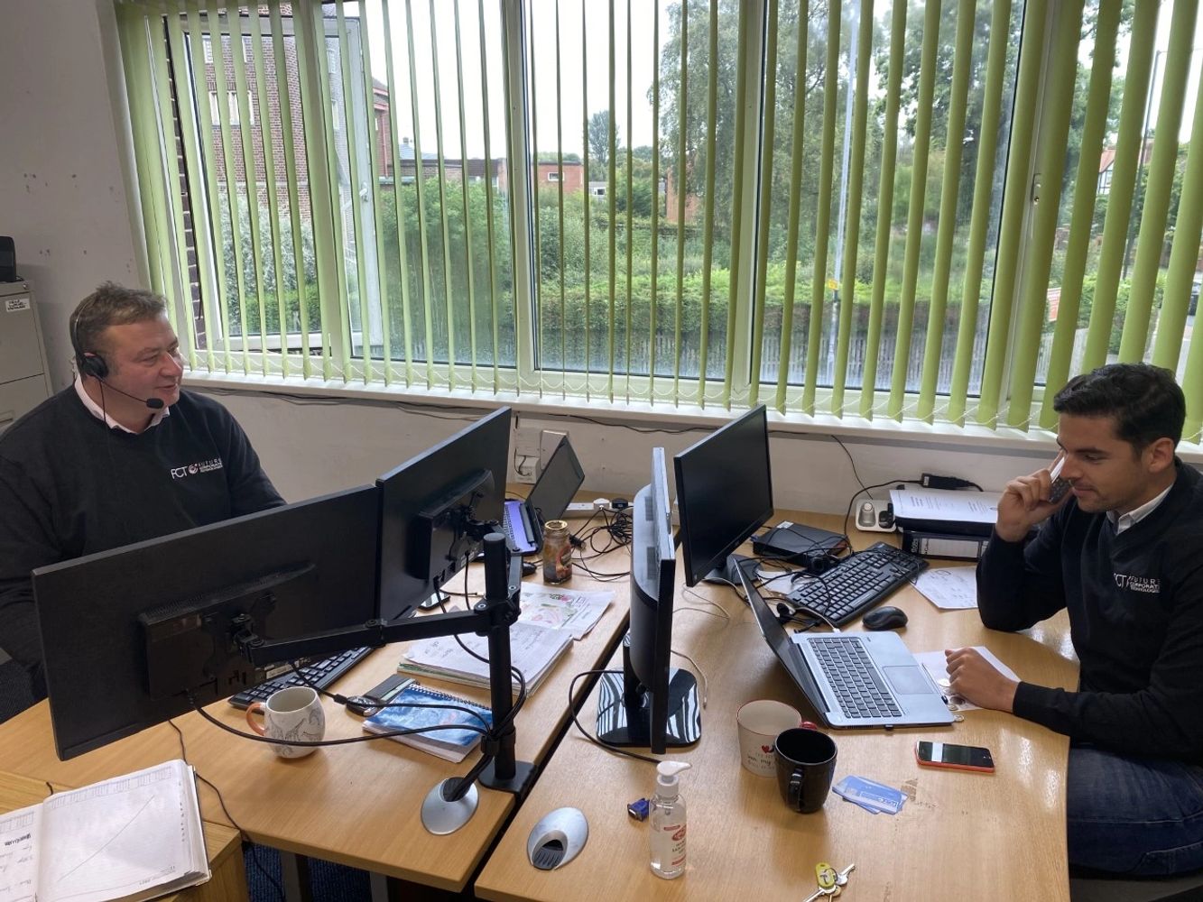 Mark Crozier and Mike Gibbons at Future Corporate Technologies