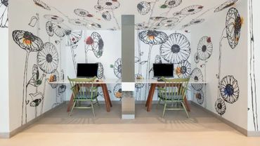 Private meeting booth at Hyatt Centric Goa